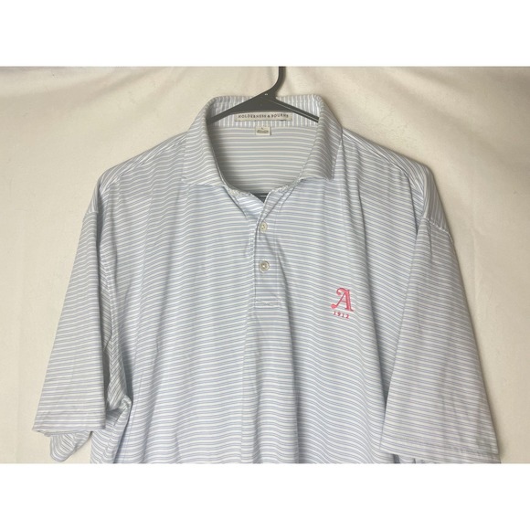 Holderness & Bourne Ansley Athletic Club Atlanta Polo Shirt White Size Large - Picture 3 of 6
